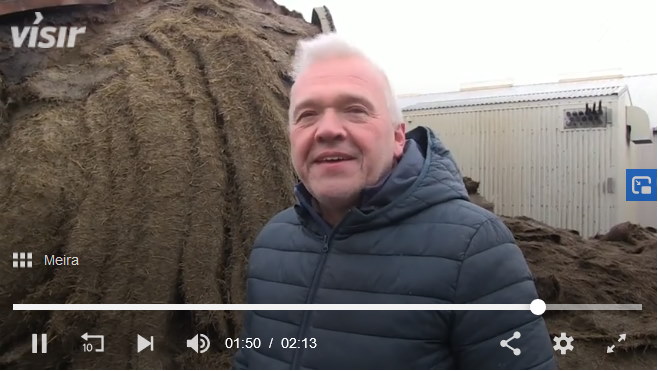 Elvar Eyvindsson, bóndi á Skíðbakka, segir skógrækt vera almannavarnarmál. Skjáskot úr frétt Stöðvar 2