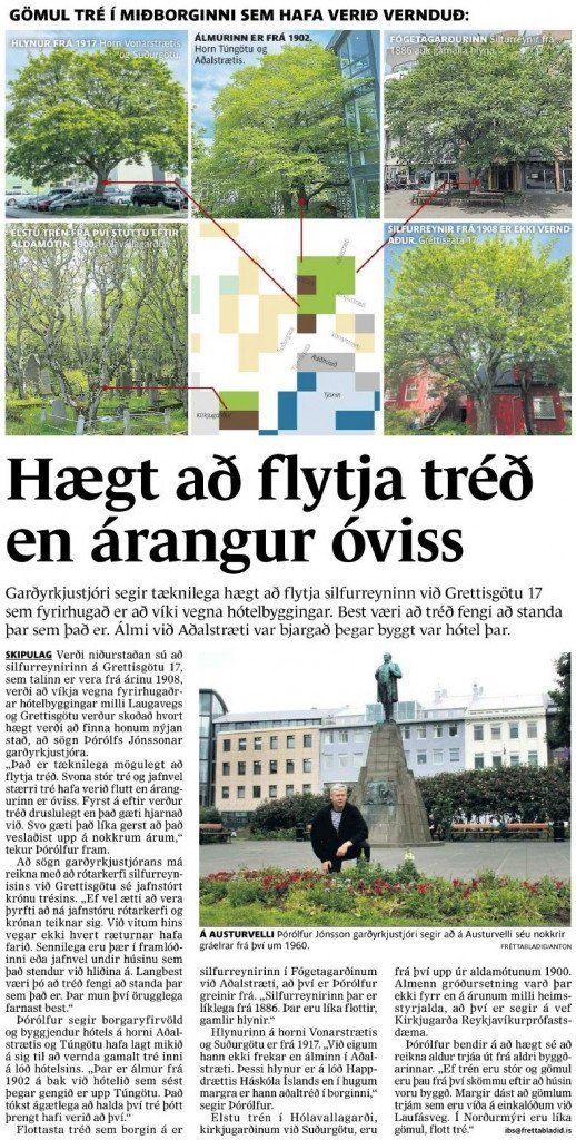 Silfurreyninn mætti flytja