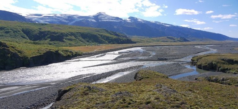 Og hér er væntanlegt útlit brúarinnar séð úr norðvestri.