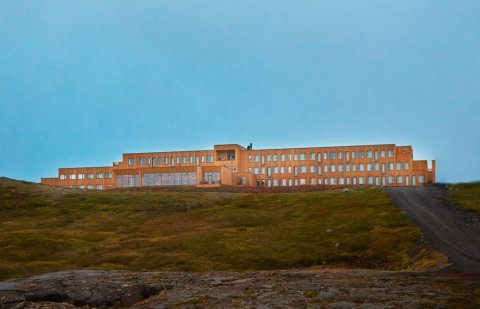 Fosshótel Mývatn er reist úr krosslímdum timbureiningum. Mynd: Fosshótel.